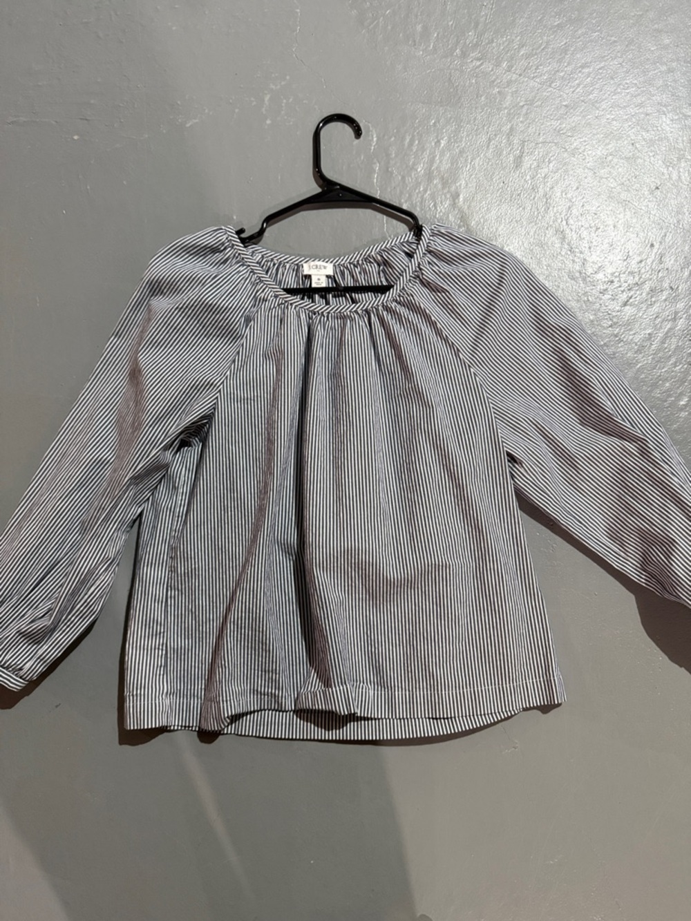 Jcrew factory' Striped poplin Top - Blue & White